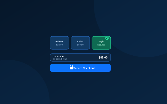 Checkout and Payment demo preview